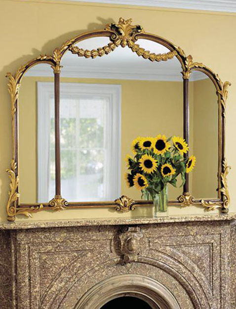 Louis XV Style Horizontal Mirror