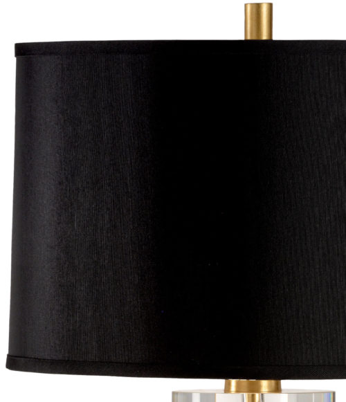 Black Shade Lamp Detail
