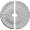 two piece Hampton Ceiling Medallion. Hampton decorative medallions for ceiling is classic reproduction of historical design. These medallions are molded in deep relief design to achieve the highest degree of quality and details