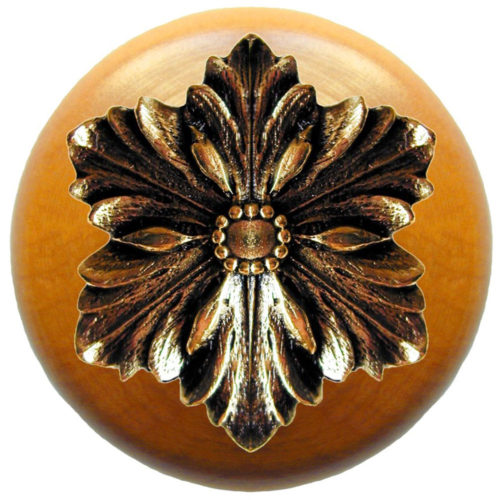 Opulent-Flower Maple Knobs
