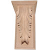 Melbourne hardwood shelf brackets features graceful open design with acanthus leaf