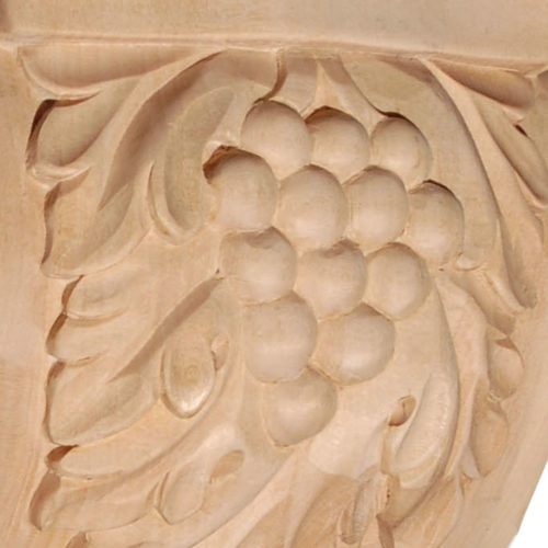 Santa-Clara corbels have beautiful carved in a deep relief grape clusters and leaf motif