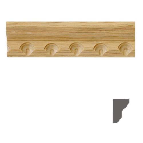Quality carved wood panel molding
