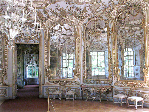 Hall of Mirrors, Amalienburg, Nymphenburg Palace Grounds, Munich
