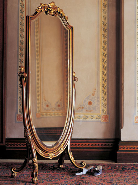 mirrors - interior with gorgeos Italian freestanding mirror