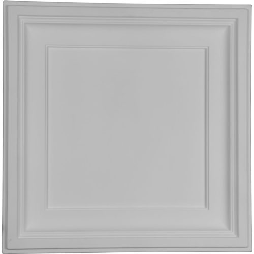 The Classic ceiling tile is modeled after an original historical pattern and design.