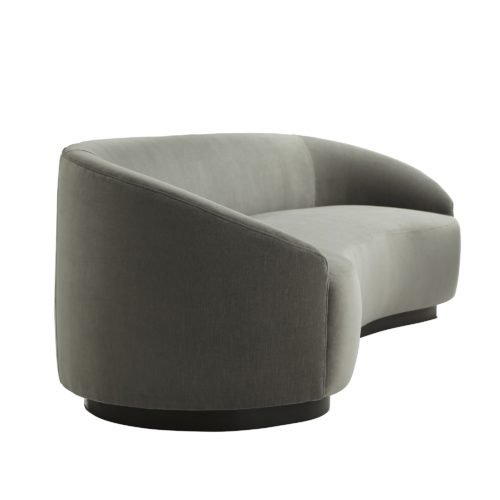 The entire silhouette is one long, sexy curve. This plush design is sleek but inviting, making Turner the perfect anchor for any room that is built for entertaining. Float two facing each other with a round cocktail table in the middle or use our elegant drinks tables to create an intimate lounge-like vibe.