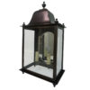 solid bronze electrified lantern