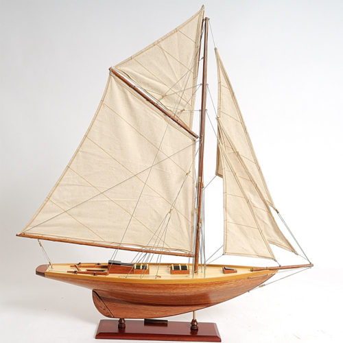 Pen Duick Sailing Boat Model - (Natural Wood Version)