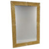 Rectangular Venetian Mirror with wide Fluted Gold border
