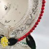 Venetian Vanity Mirror with Floral Venetian Glass Details