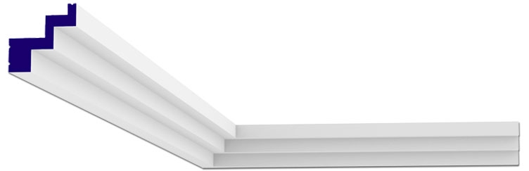3-Step molding for Indirect Lighting