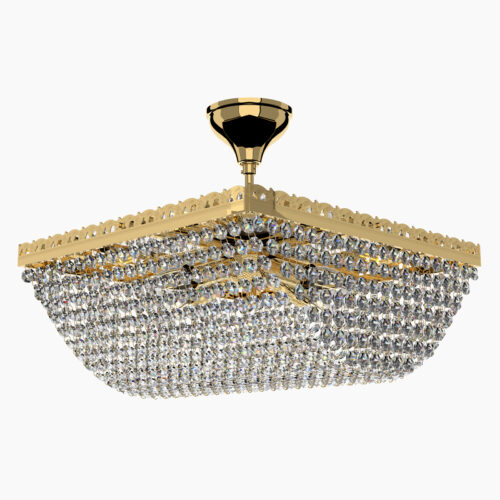 4 Light Chandelier - Perfect for Low Ceilings