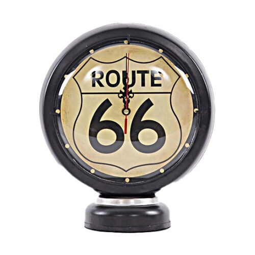 Vintage Route 66 Gasoline Pump Timepiece